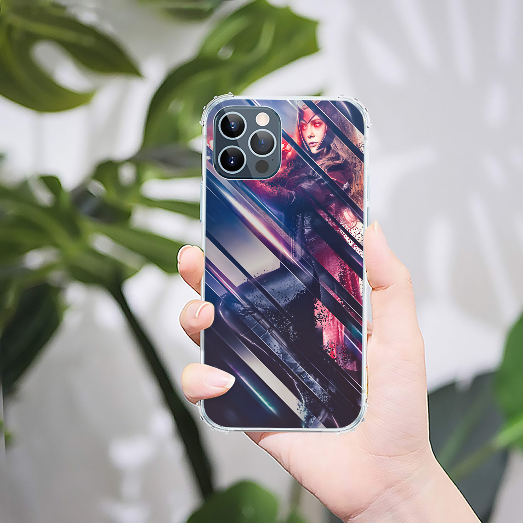 （画像用） アベンジャーズ The Avengers 【iPhone 12シリーズ対応】透明スマホケース（クリアソフトケース）